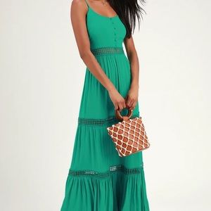 Green Maxi Dress Jack by BB Dakota
